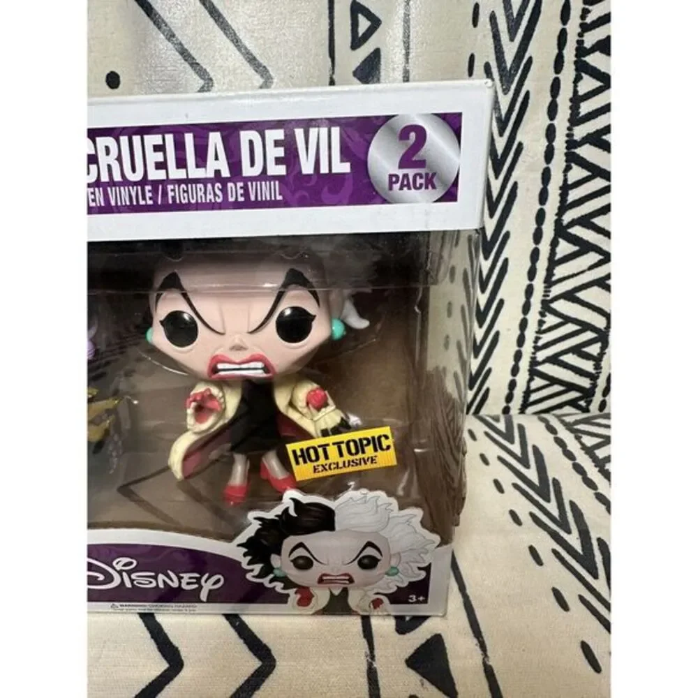Funko Pop! Vinyl: Disney - DIS‎ Villains - 2 Pack - Cruella & Ursula - Ursula...